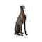 Glitzhome® 30" Sitting Right Greyhound Dog Statue
